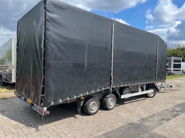 schamelwagen voor autotransport met huif - Afbeelding 4