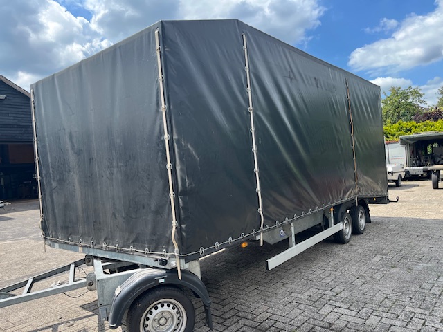 schamelwagen voor autotransport met huif - Afbeelding 5