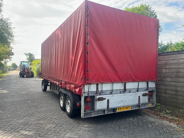 Grote schamelwagen met huif Bunk - Afbeelding 2
