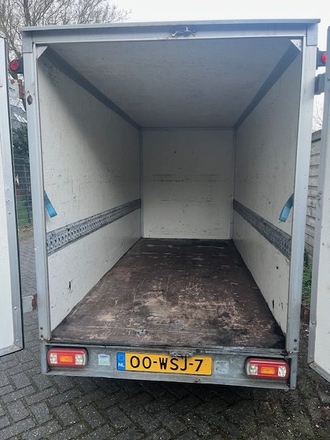 Gesloten aanhanger 300x130x150 meeste gevallen geen aanhangwagenrijbewijs nodig - Afbeelding 5