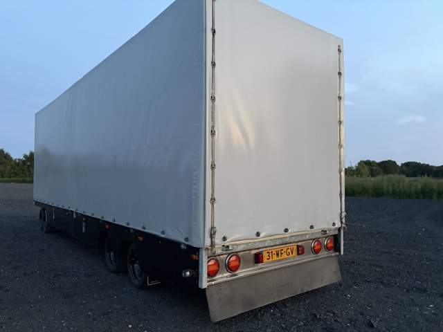 4 assige schamelwagen met huif - Afbeelding 6